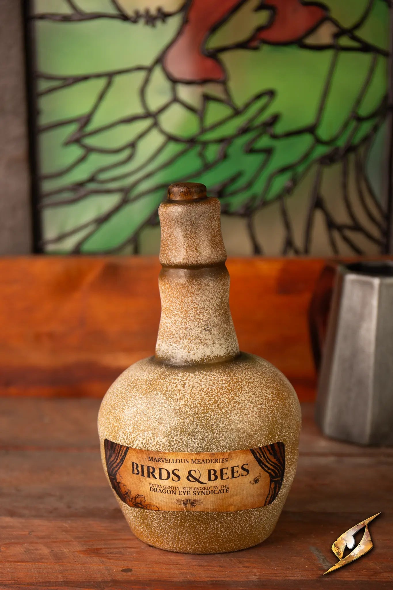 Mead Bottle – “Birds & Bees”