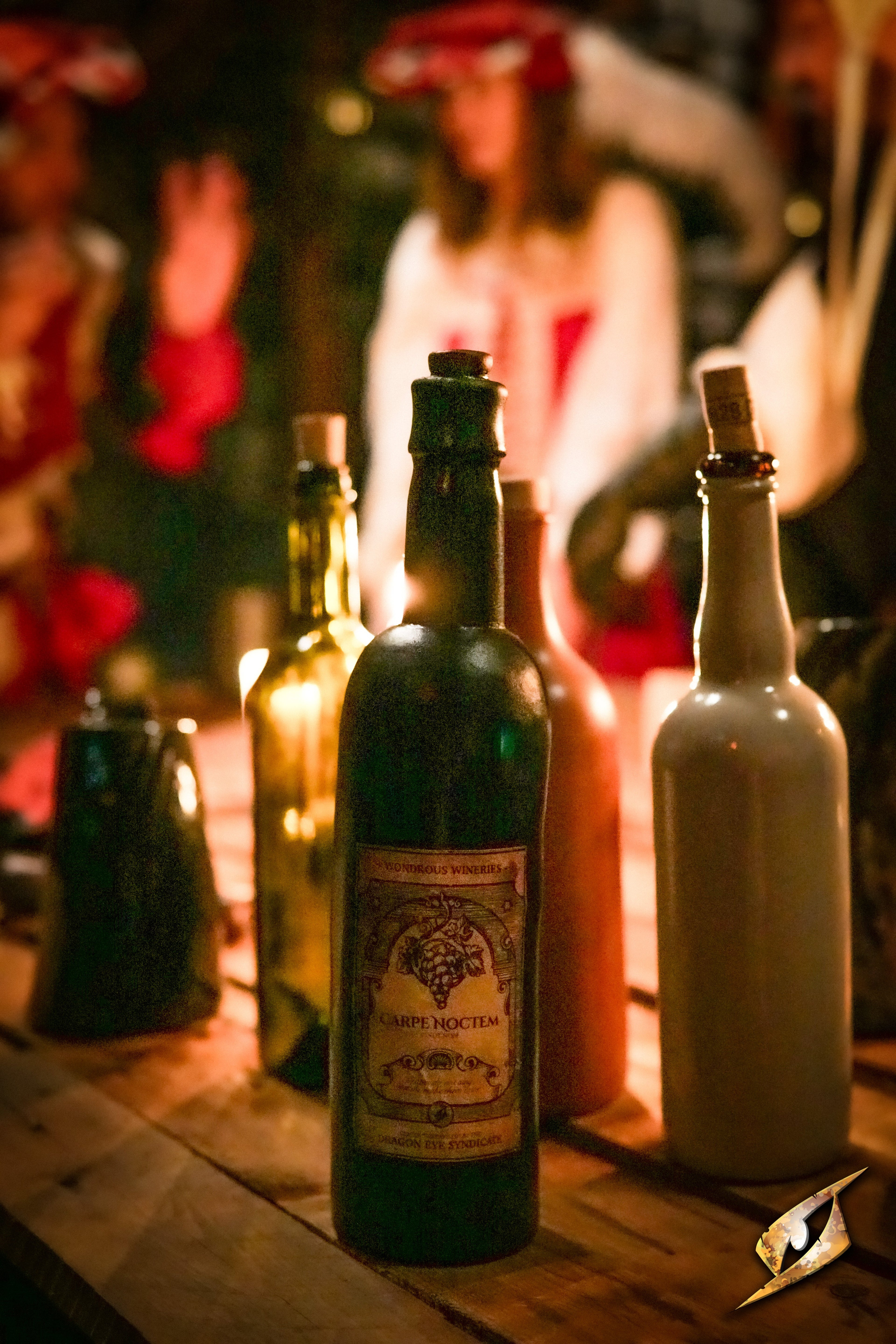 Wine Bottle - “Carpe Noctem"
